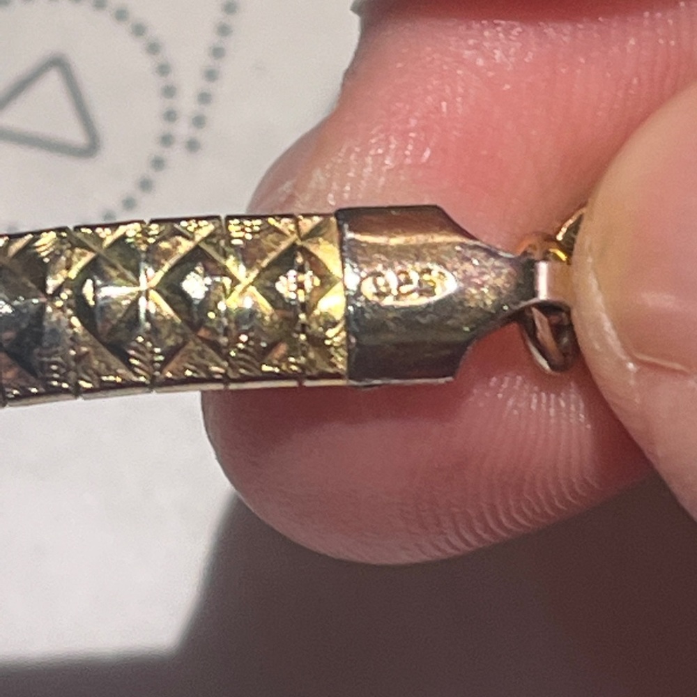 Tricolor Sterling Silver Necklace - image 4